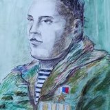 Малеева М.Г. «Портрет Героя России Ивана Зубахина»