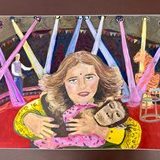 Ксения Киселёва, 15 лет. Портрет Капитановой Нины